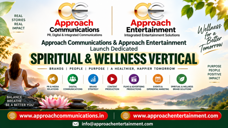 Approach Communications & Approach Entertainment Launch Dedicated Spiritual & Wellness Vertical